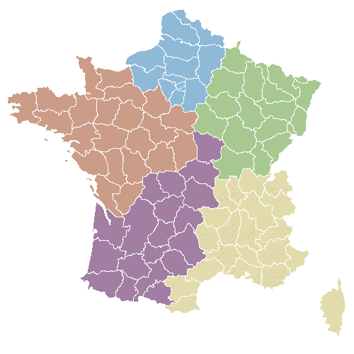 Cliquez sur une région